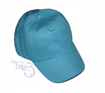 Kinder Cap Himmelblau mit Namen